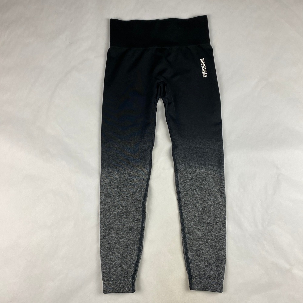 Gymshark Leggings Women's Size Small Adapt Ombre Seamless Black Gray